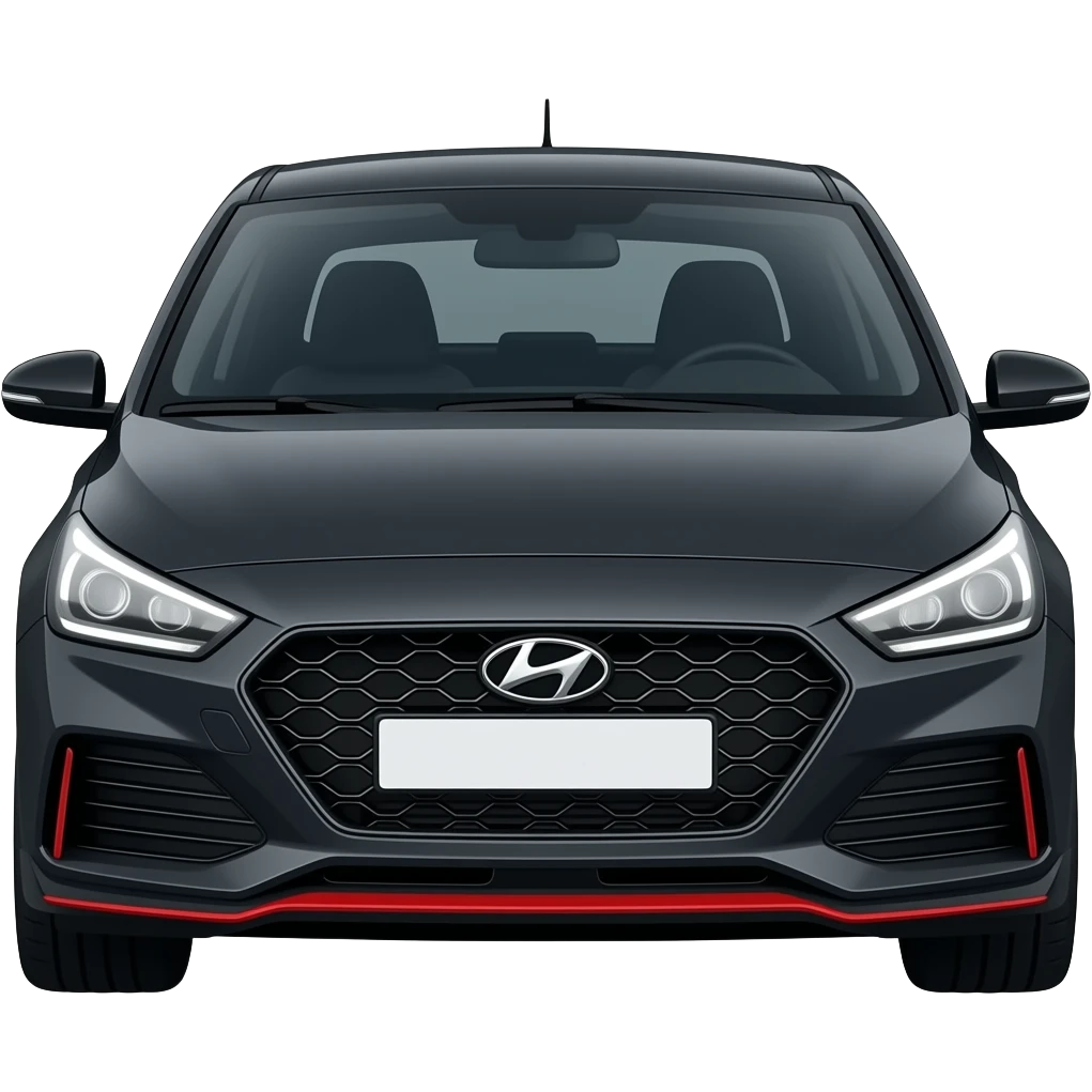 Hyundai i20 n black emoji