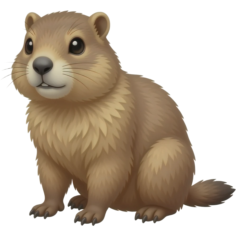 A marmot emoji