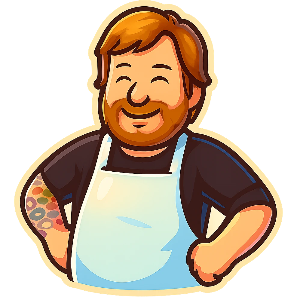 Create an emoji based on this person's appearance. Use a fun, expressive style suitable for emoji, in a retro stickers style. emoji