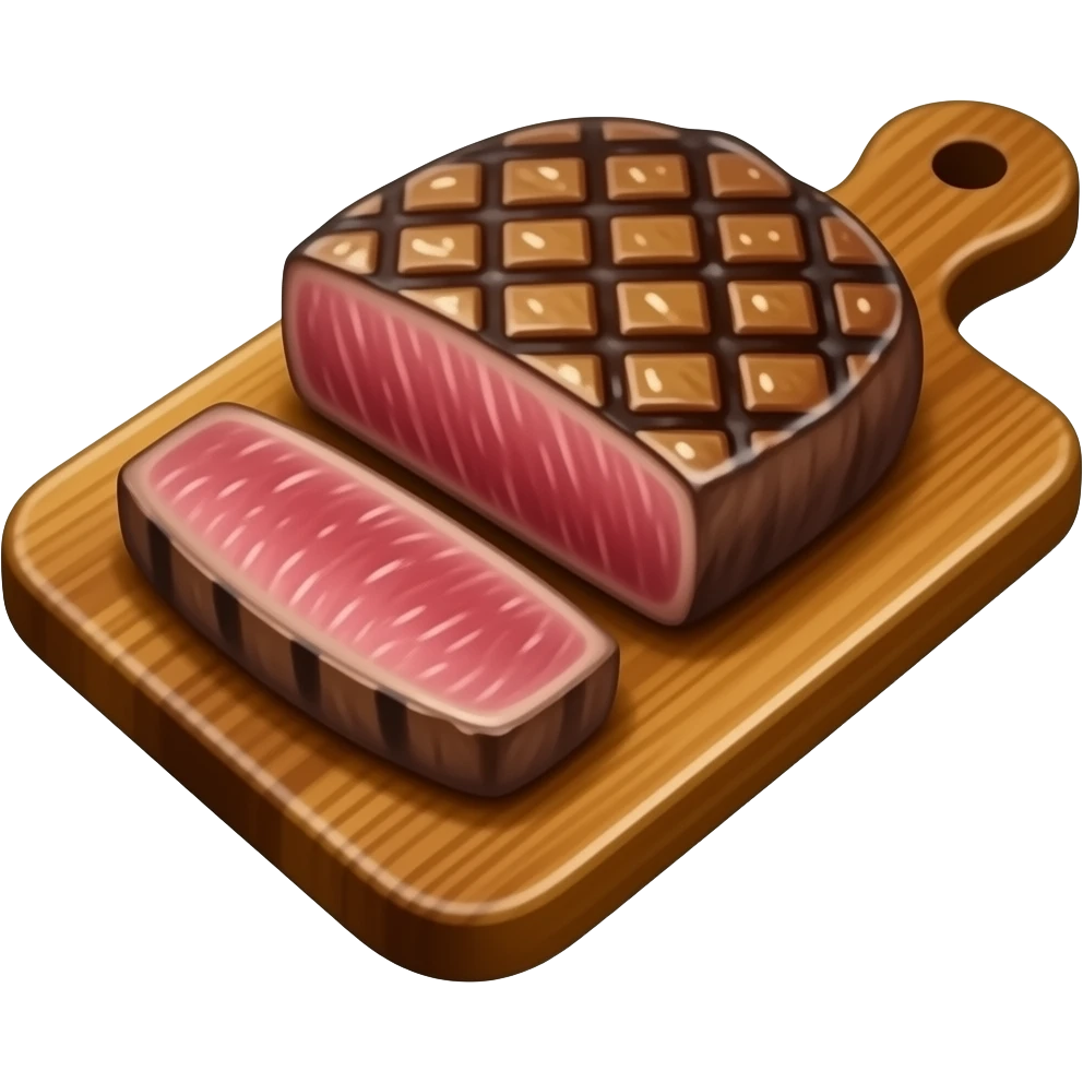 grilled picanya steak that look real emoji