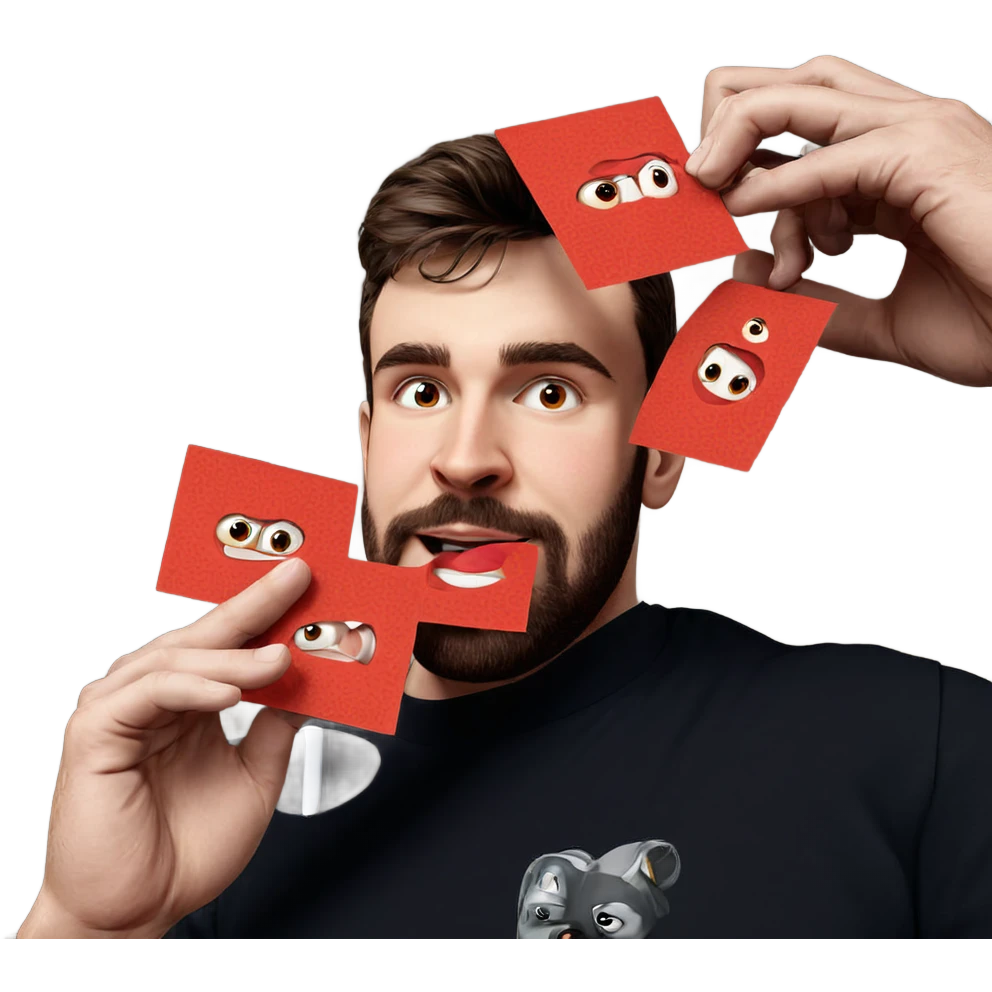 mature male portrait with beard emoji