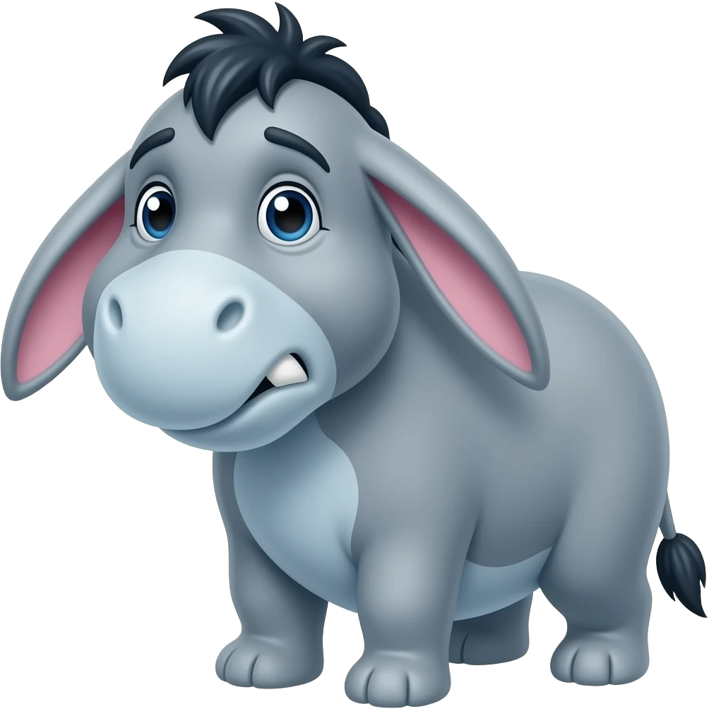eeyore grumpy emoji