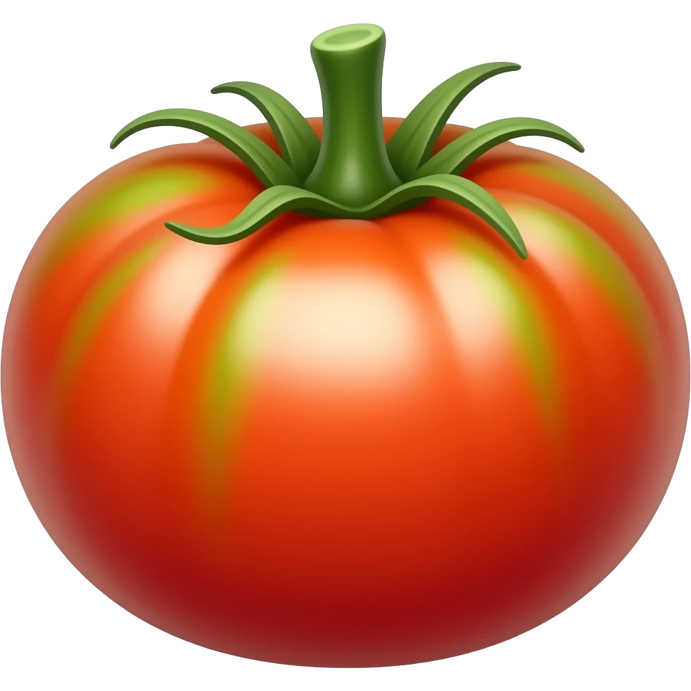 Multi color tomato emoji