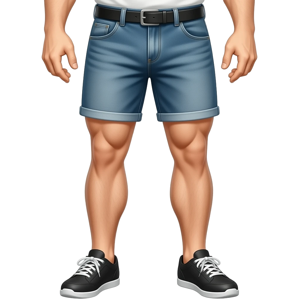 Perna musculosa masculina emoji