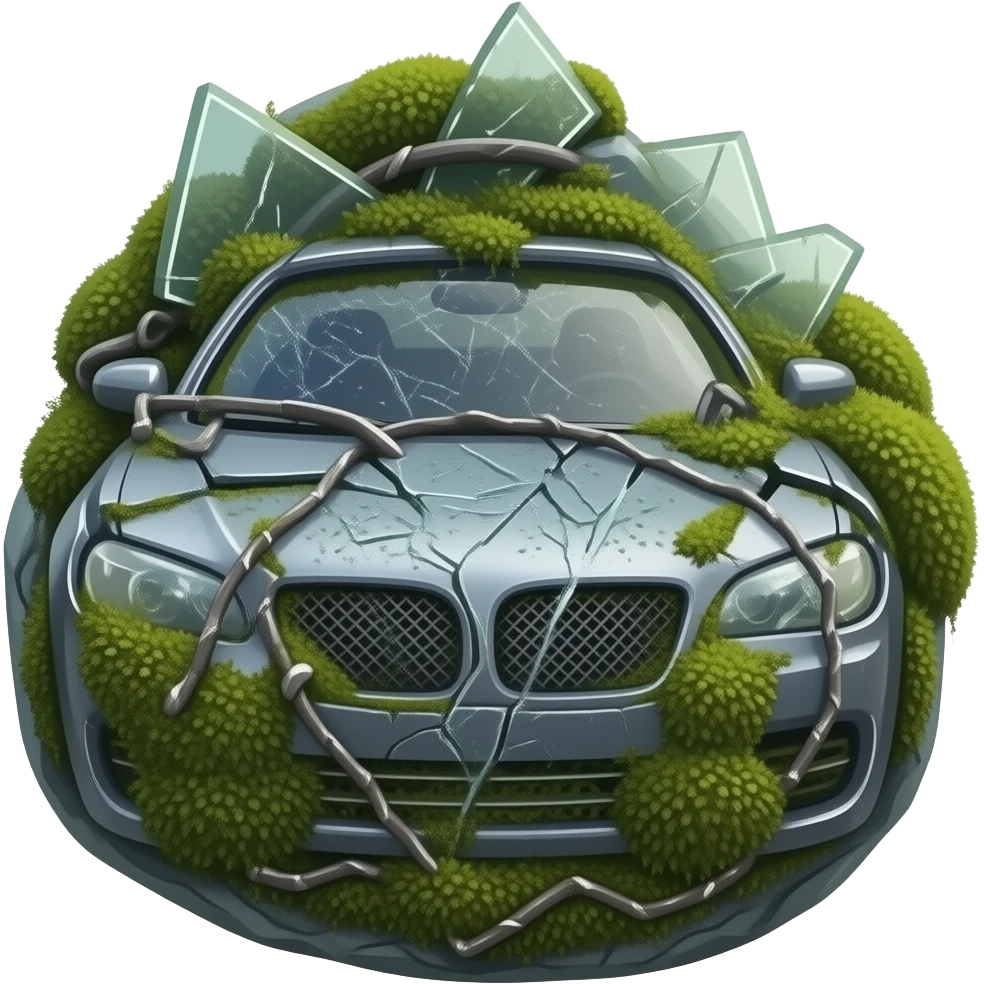 rock made out of car emoji