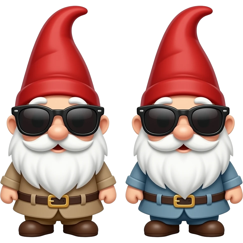 gnomes with sunglasss emoji