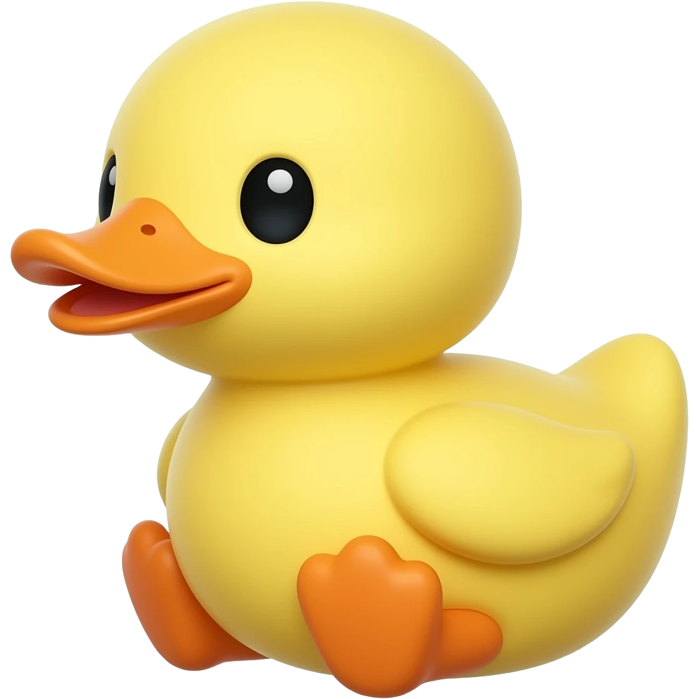 yellow duck stuffed animal emoji