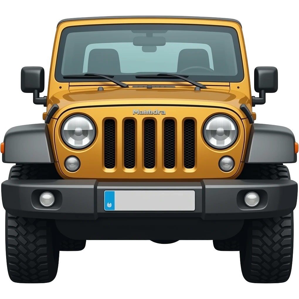 Mahindra thar emoji