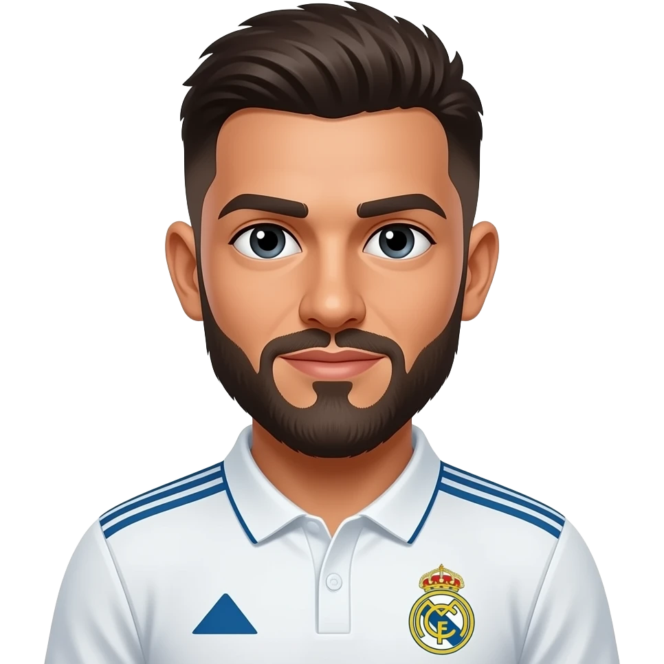 Real Madrid football player valverder emoji