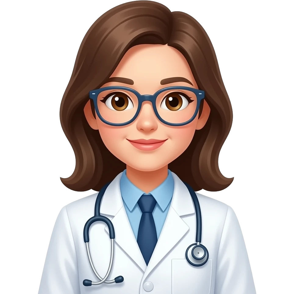 врач молодая девушка emoji