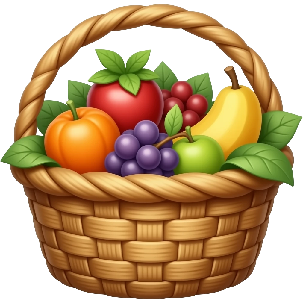 Meyve sepeti emoji