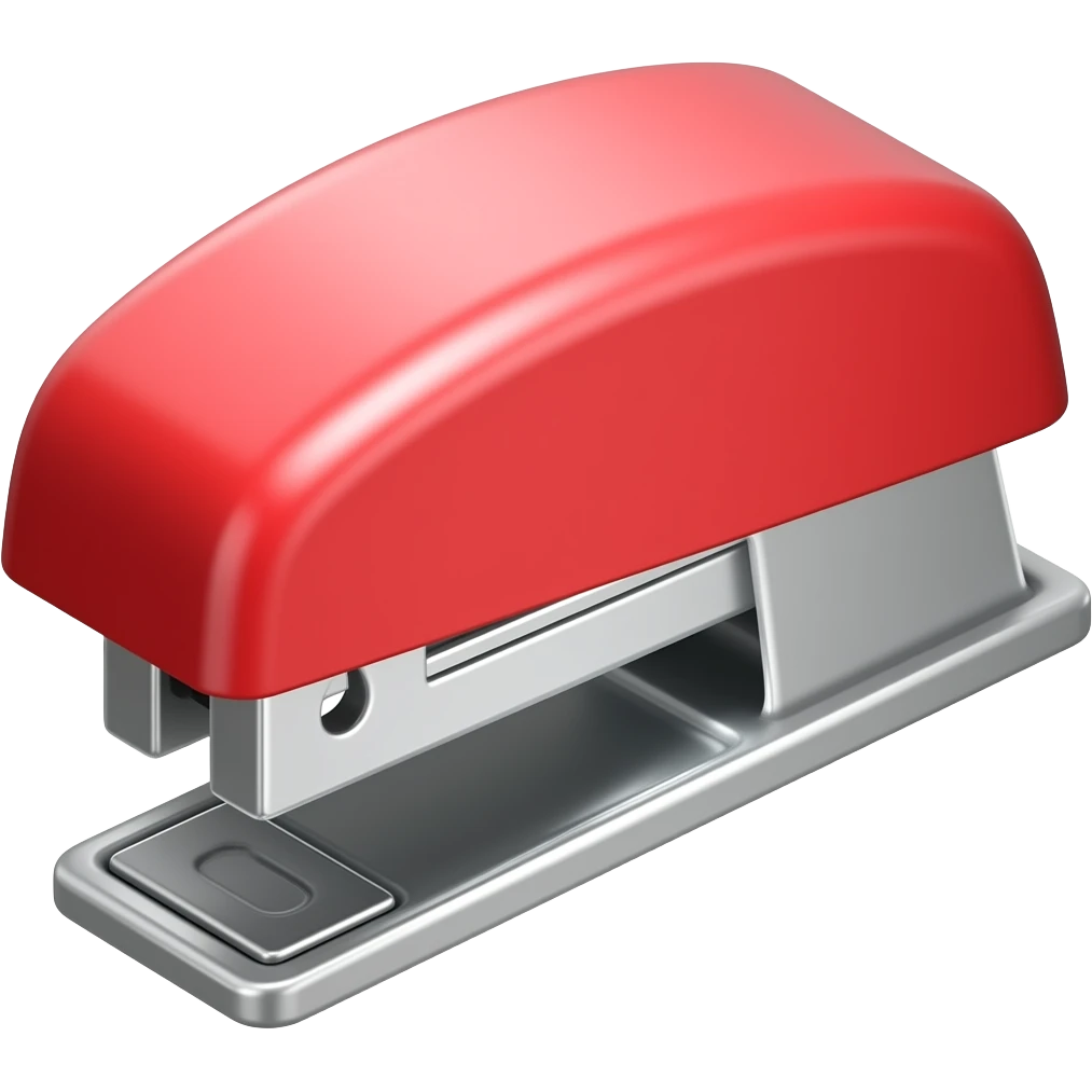 Red EZ button like staples emoji