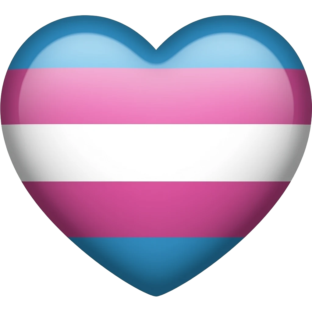 Lesbian flag heart emoji