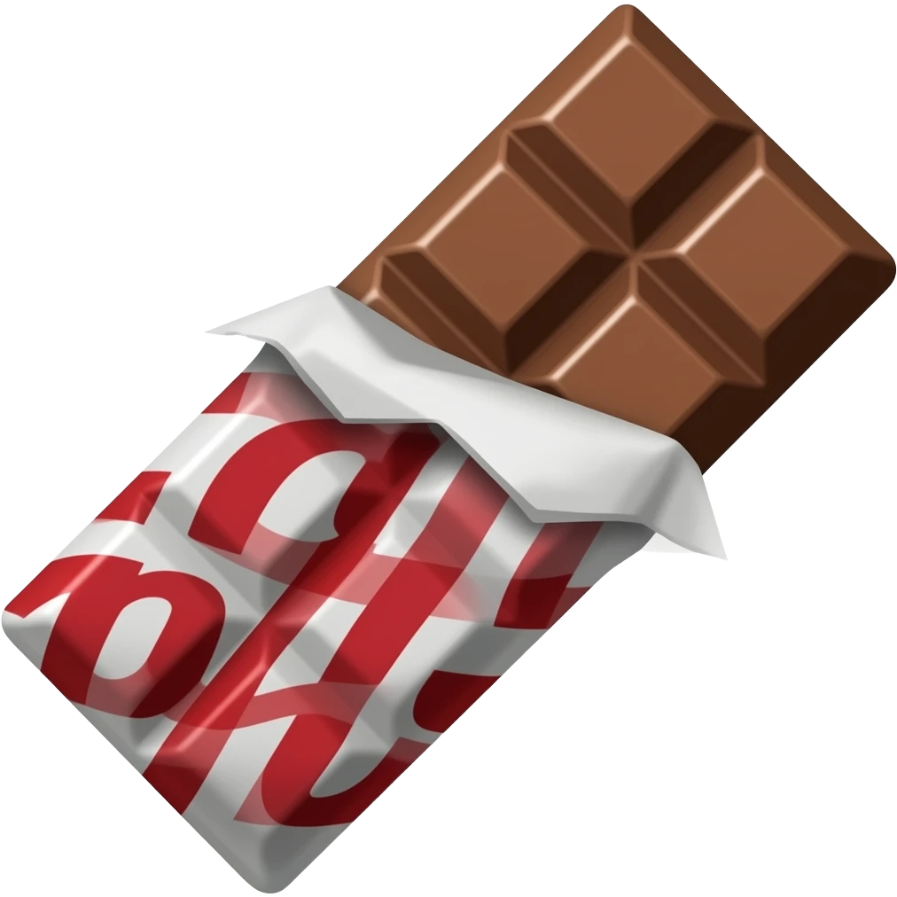 milk chocolate bar emoji
