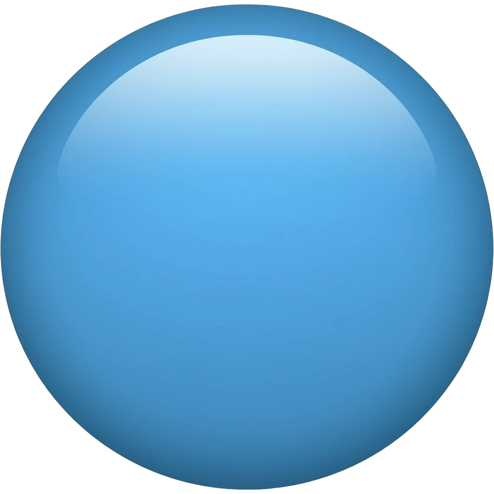 cria um emoji azul sem rosto emoji