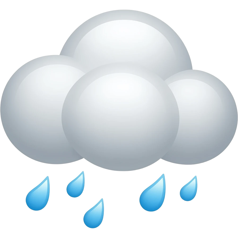 rain cloud emoji
