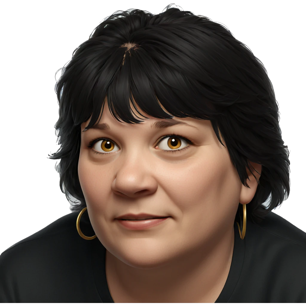 realistic portrait of girl emoji