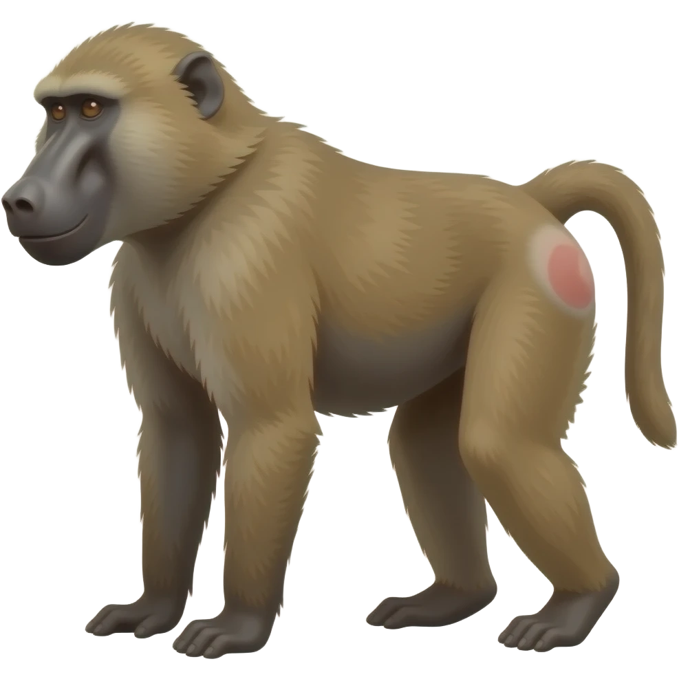 Baboon emoji