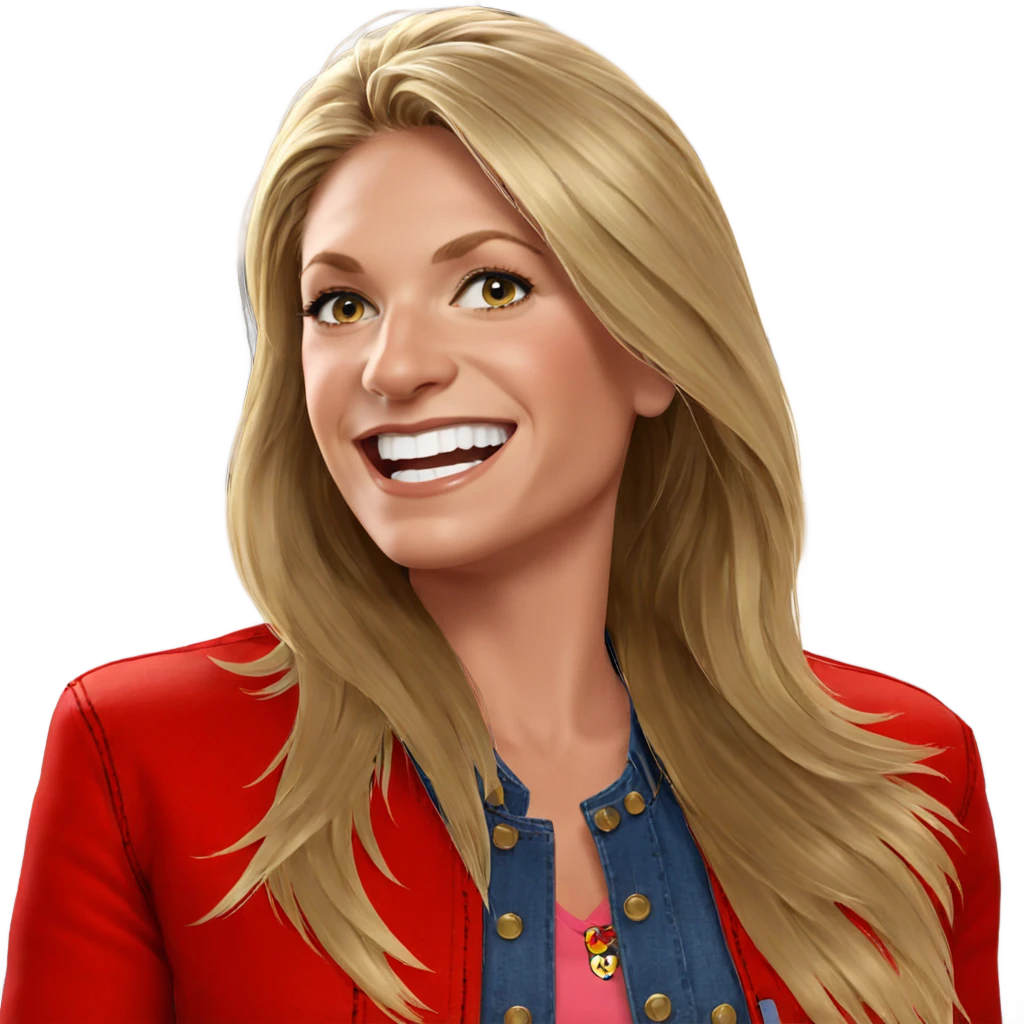 blonde girl in denim jacket emoji