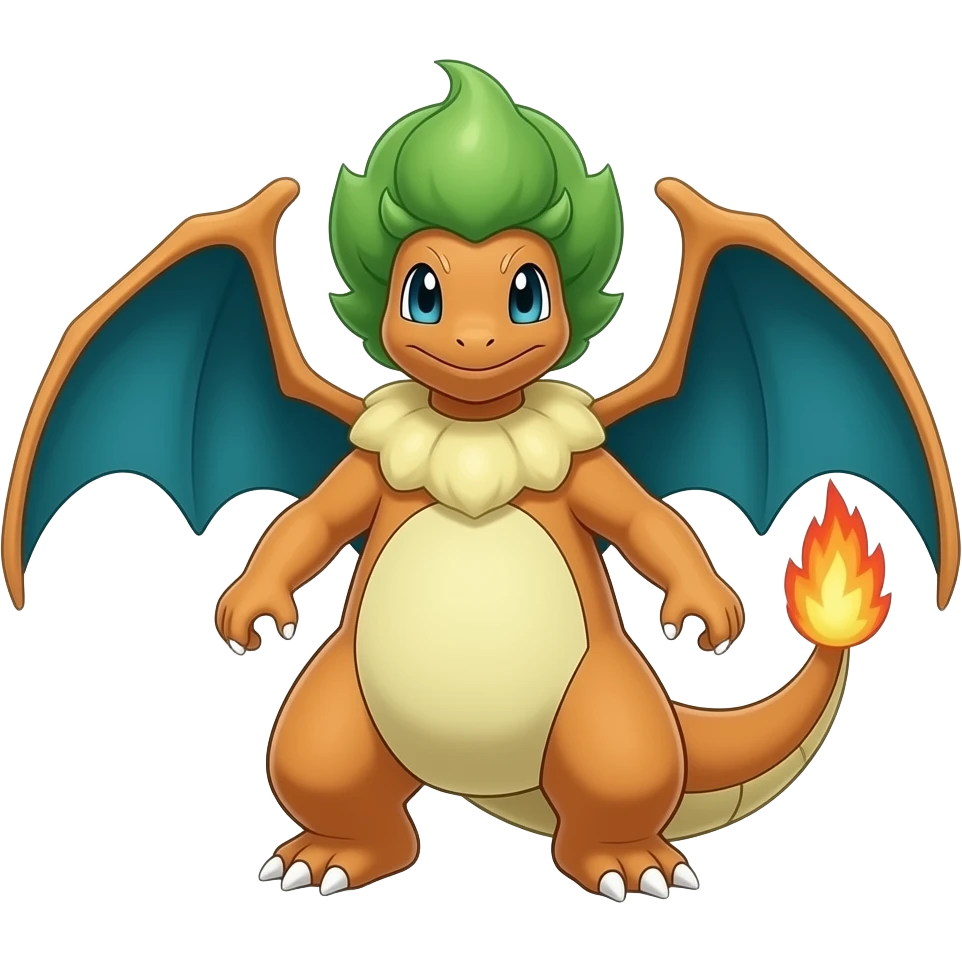 Ivysaur-Eevee-Charizard-hybrid-fusion emoji
