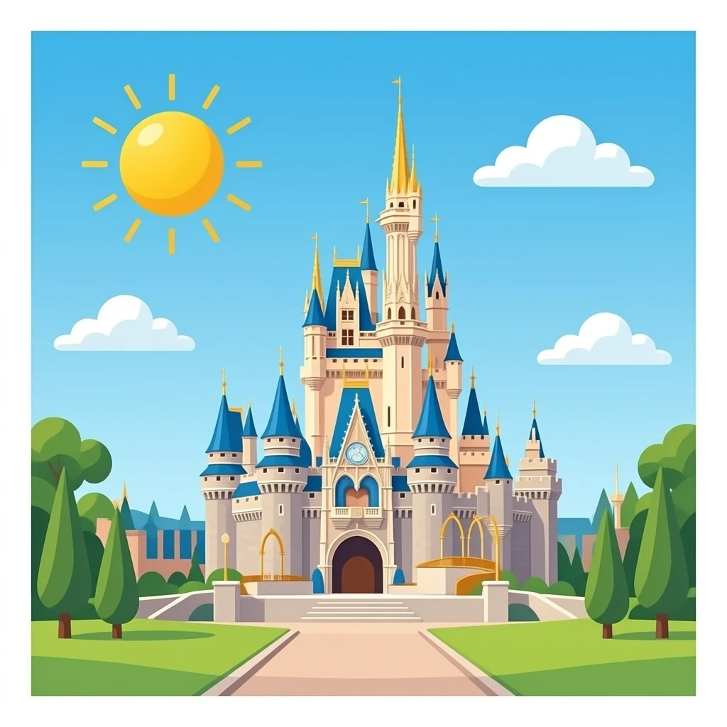 disney castle emoji