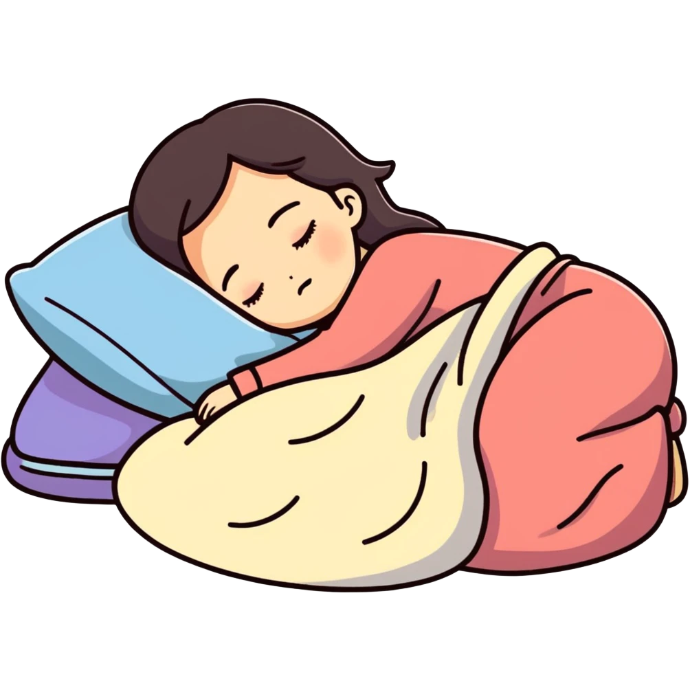 Sleep girl emoji