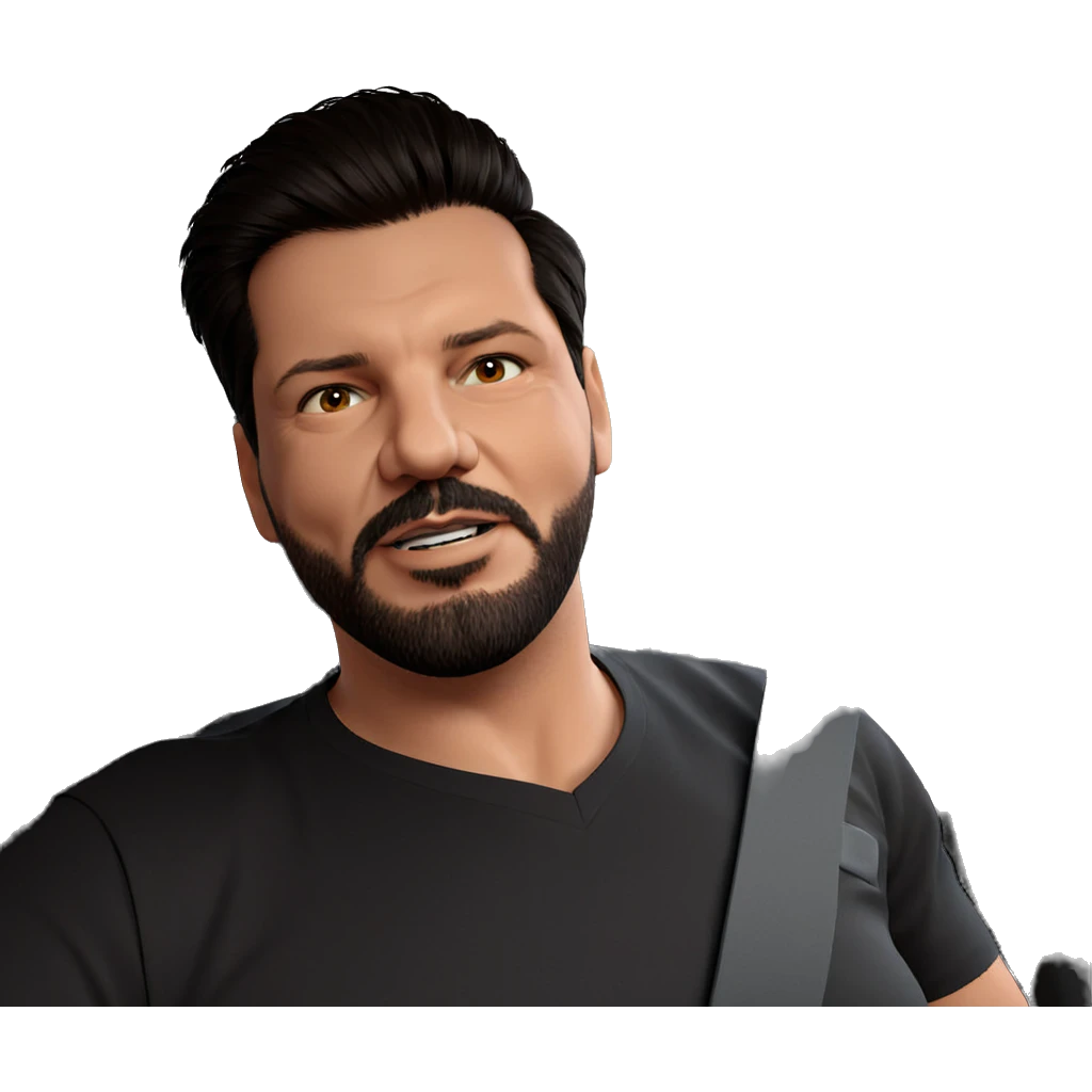 portrait of a bearded man emoji