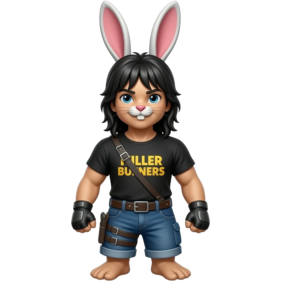 rambo bunny text Killer Bunnies emoji