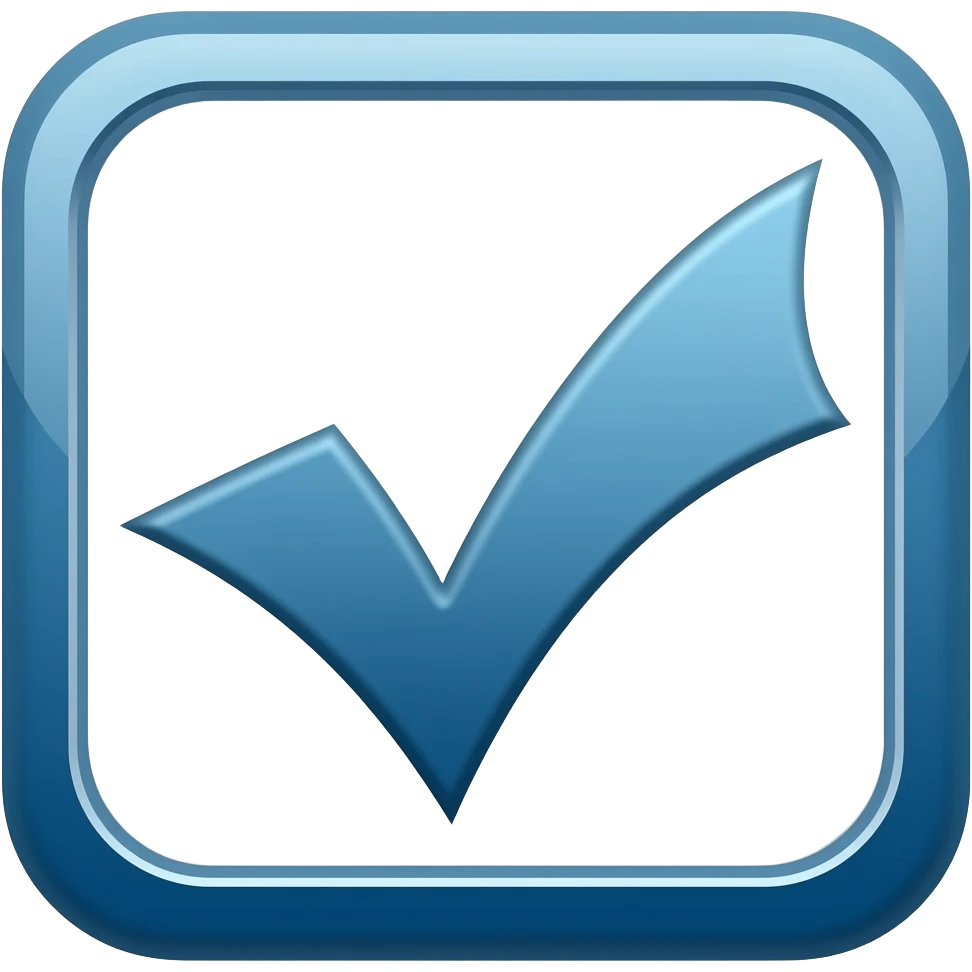 blue verified checkmark emoji
