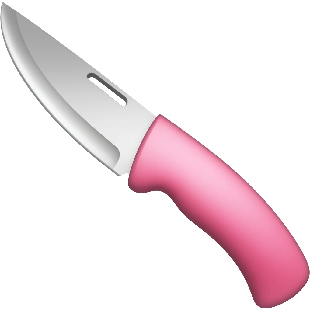 Pooki knife bink colour emoji