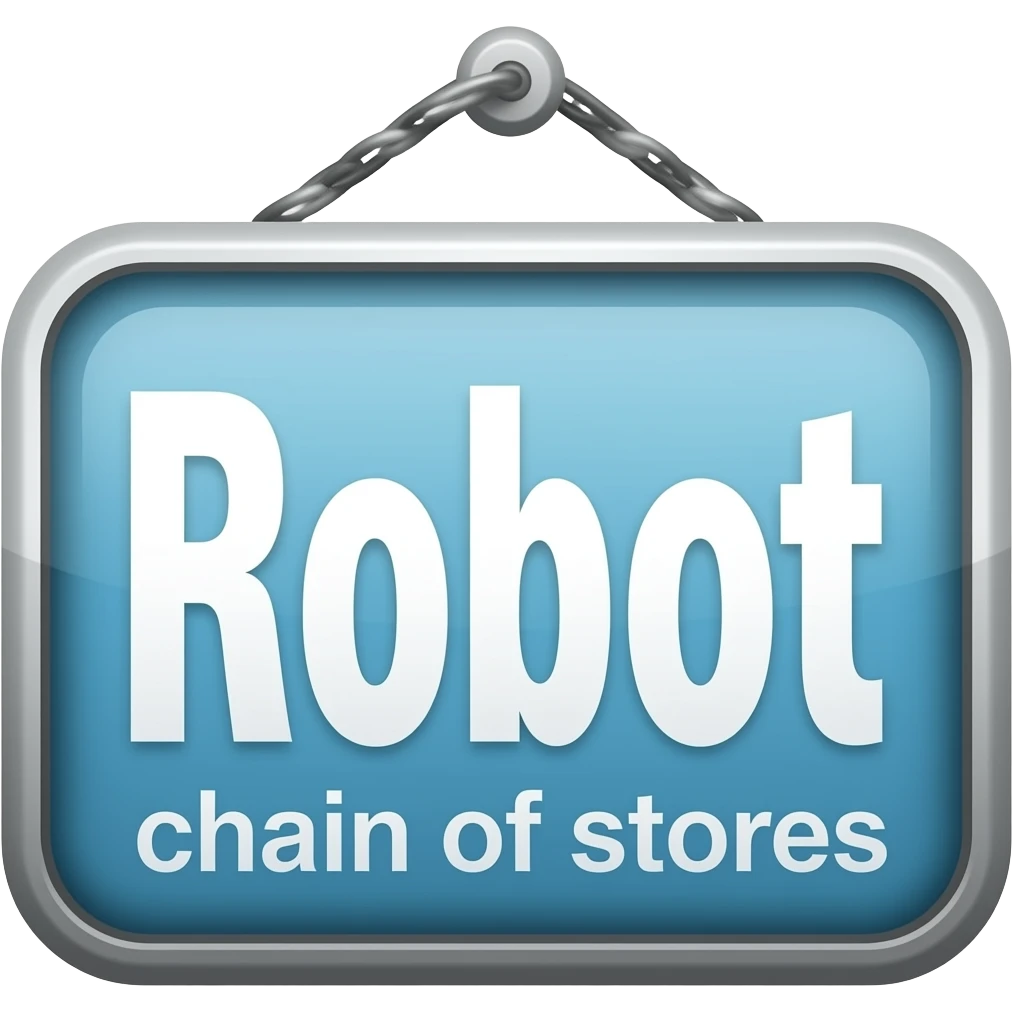 you can see the inscription “Robot”. Judging by the font, this name is a reference to the real «Roblox» chain of stores. emoji
