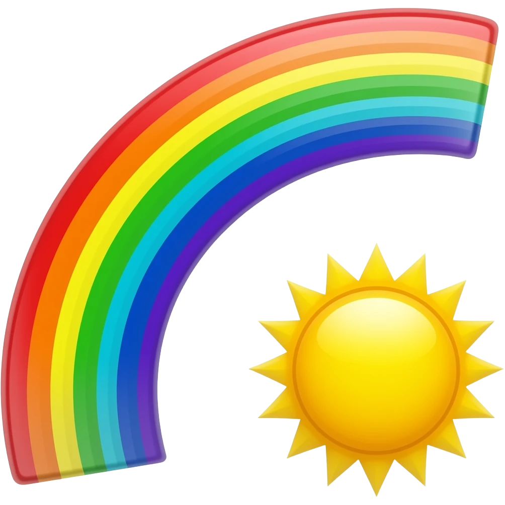 🌈☀️ emoji
