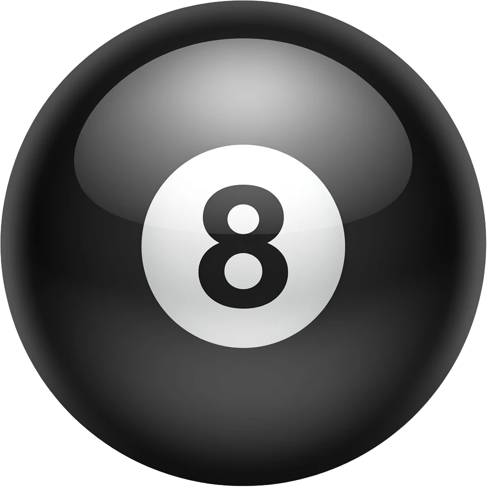 Black 8 Ball emoji