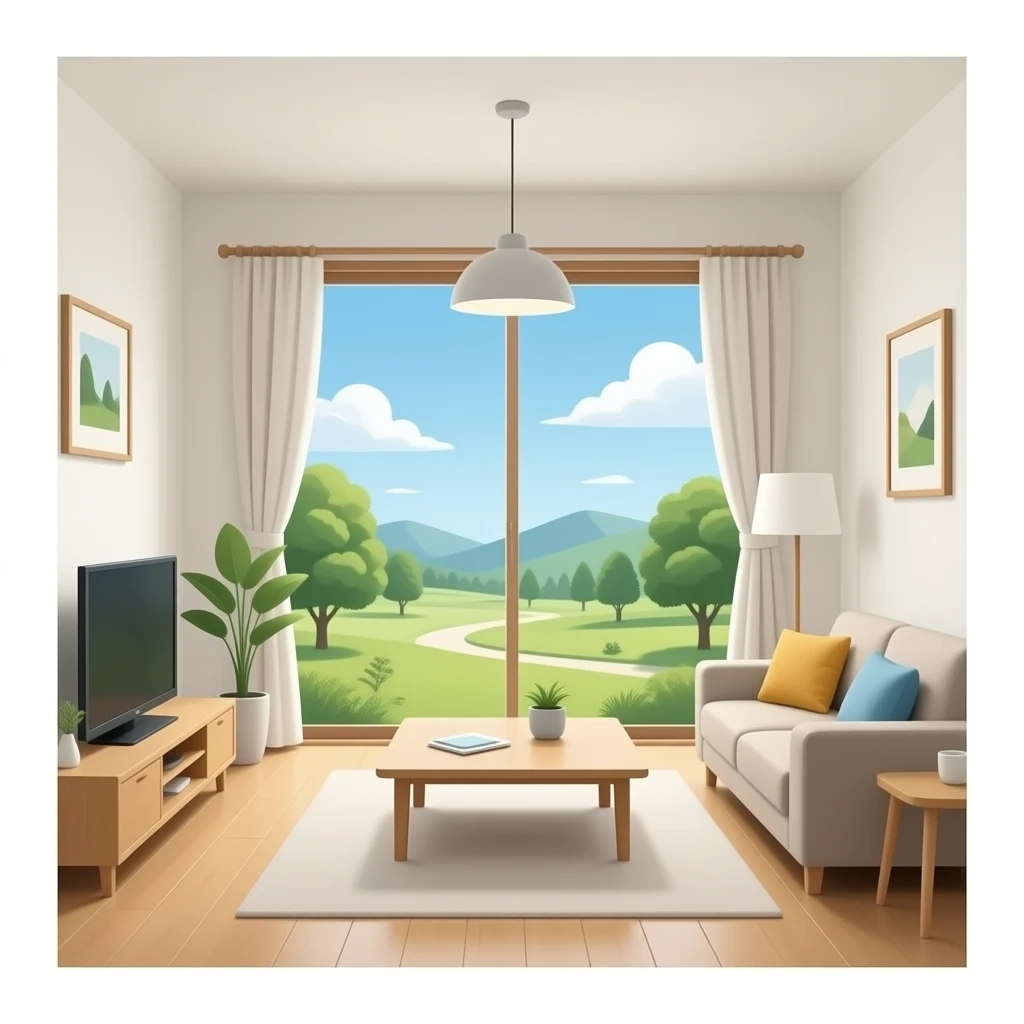 livingroom modern japan home emoji