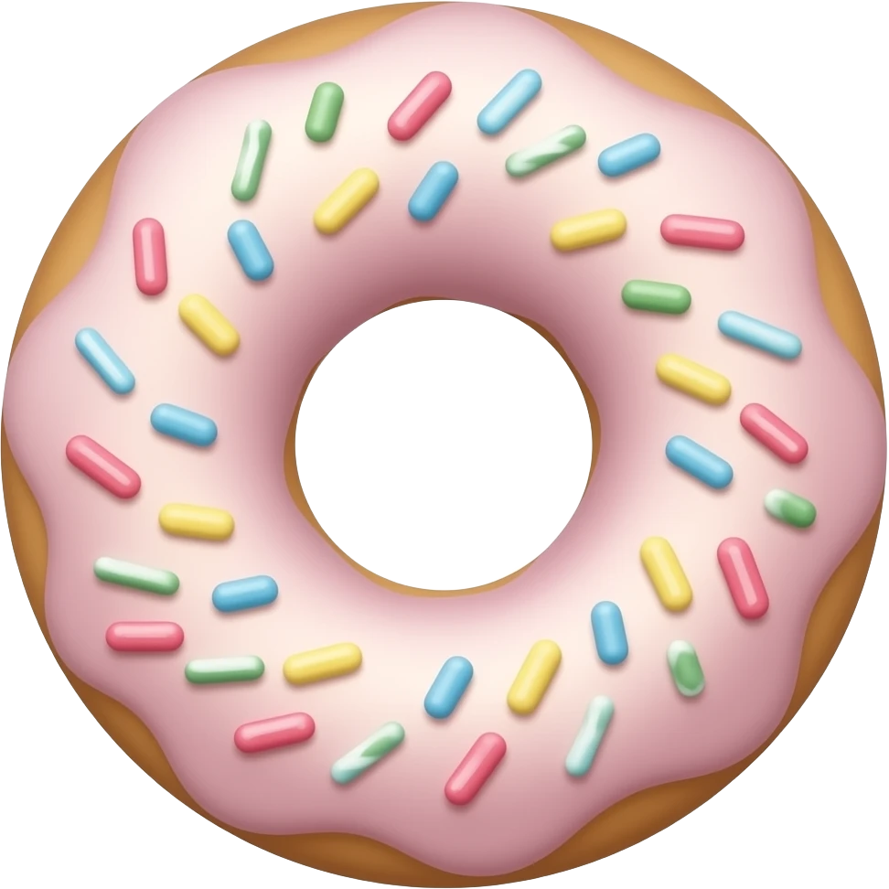 Cute baby donuts emoji