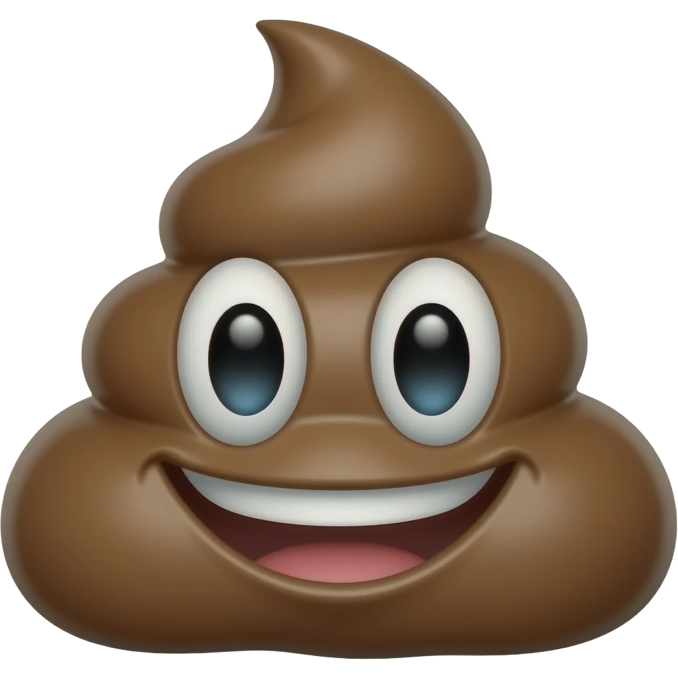 #0014dc poop smile emoji