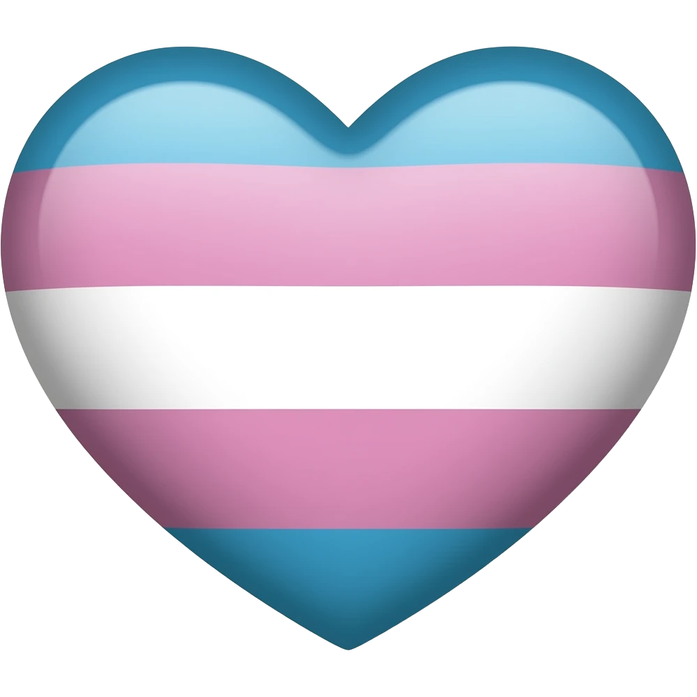 Pansexual flag heart emoji