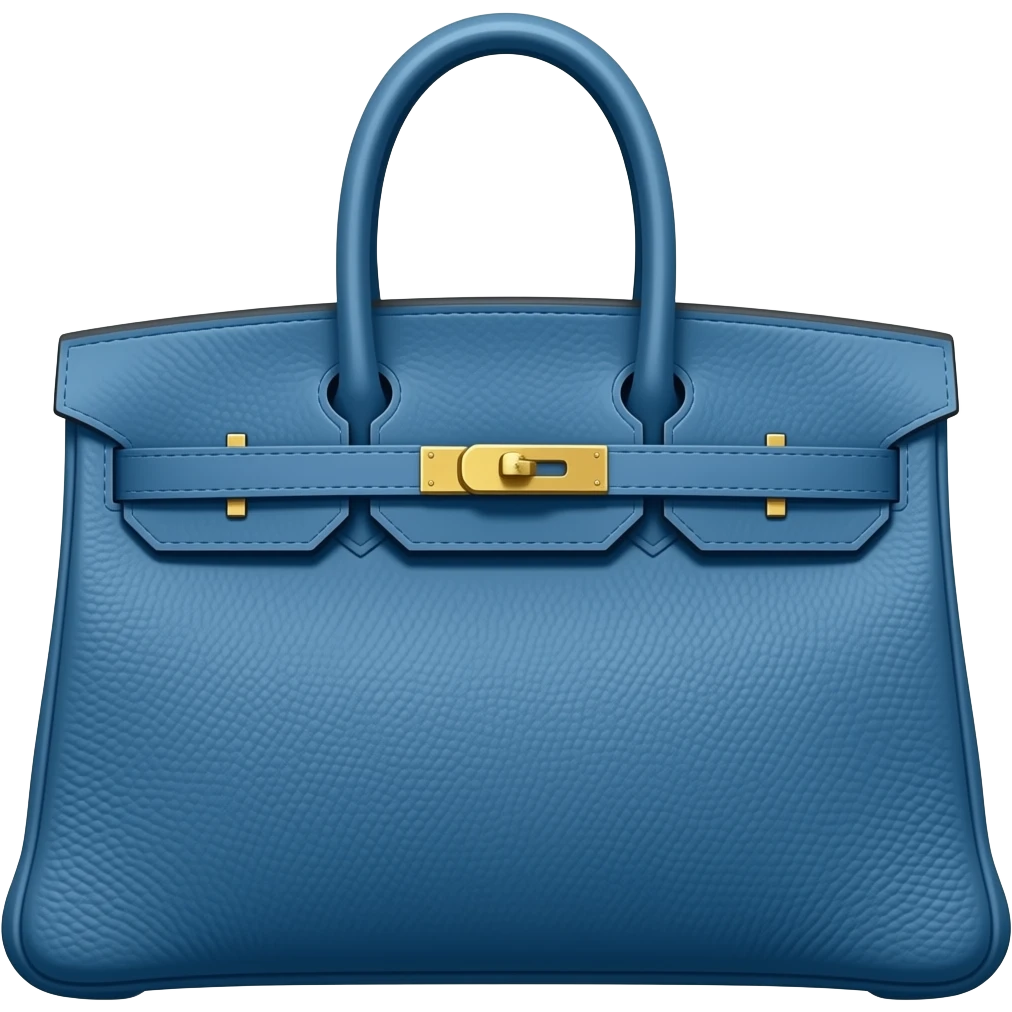 blue hermes bag emoji
