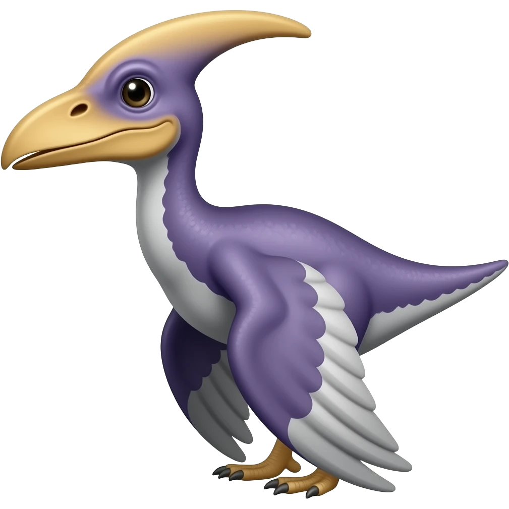 I won't oregnal purpule Pterodactyl emoji 2018 emoji