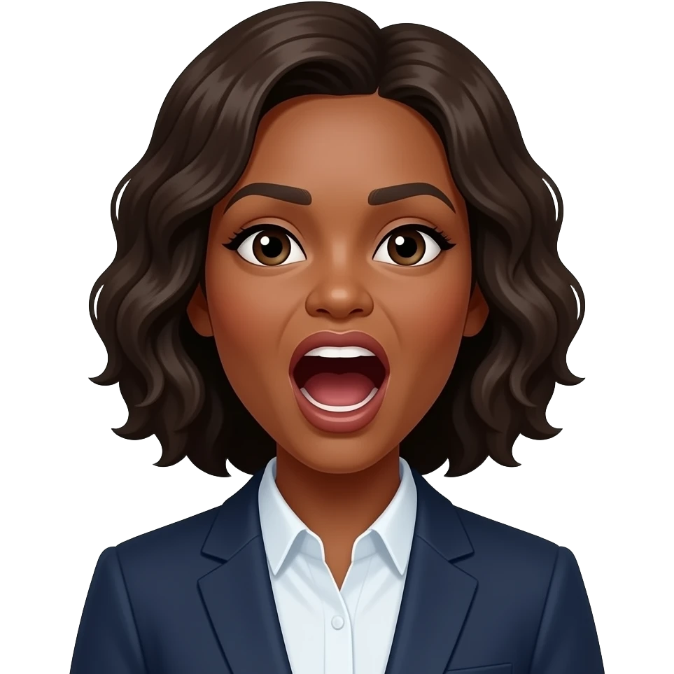 Afida Turner sceaming emoji