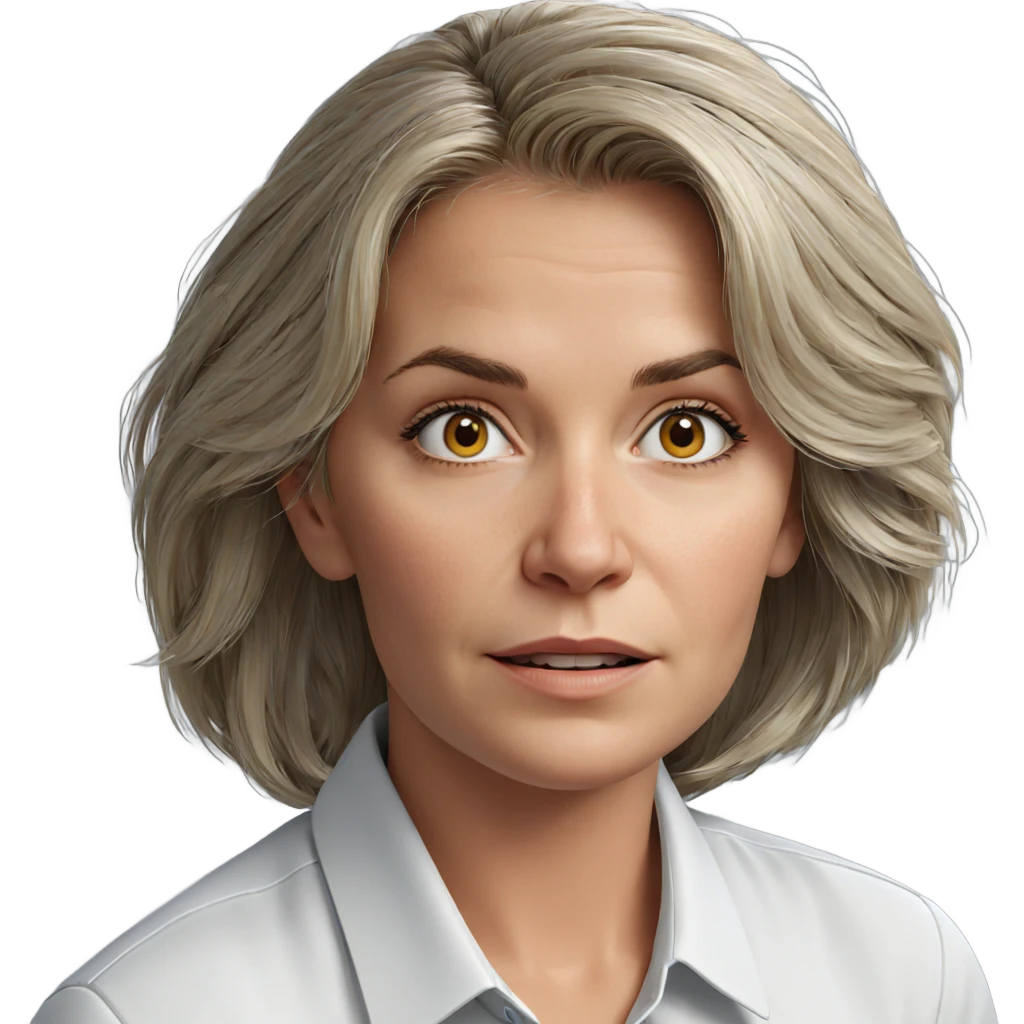 portrait of a girl in shirt emoji