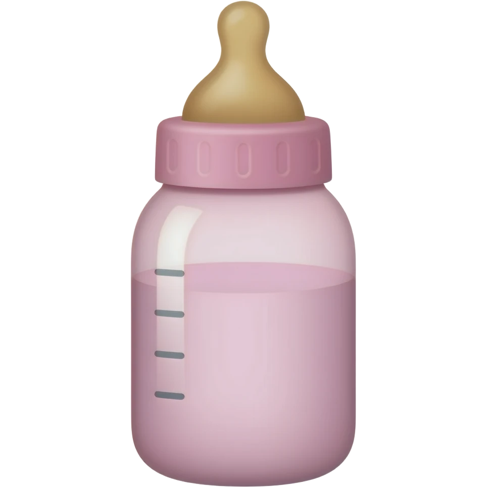 pink baby bottle emoji