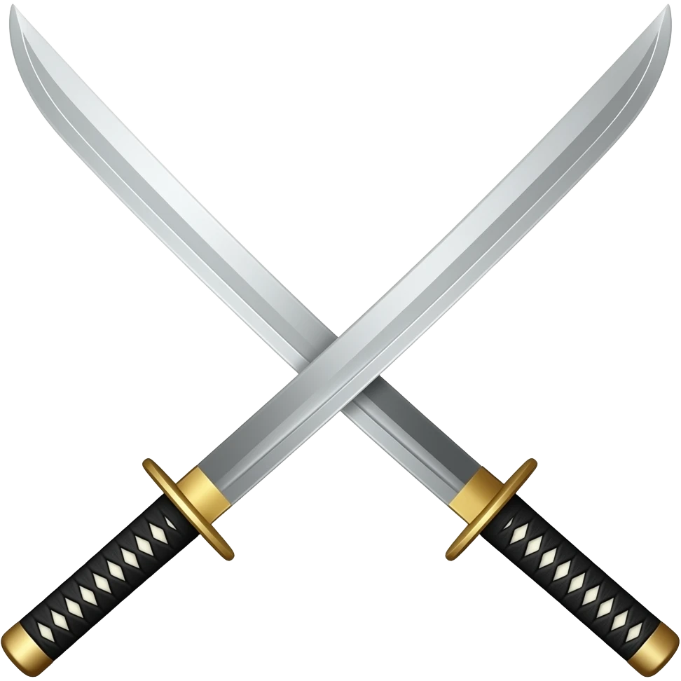 Dual katana emoji