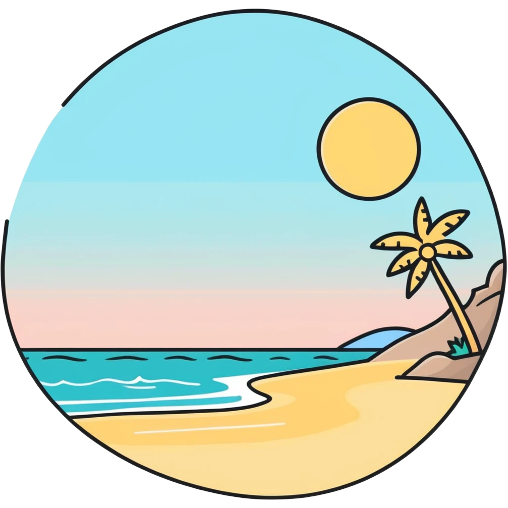 Beach emoji