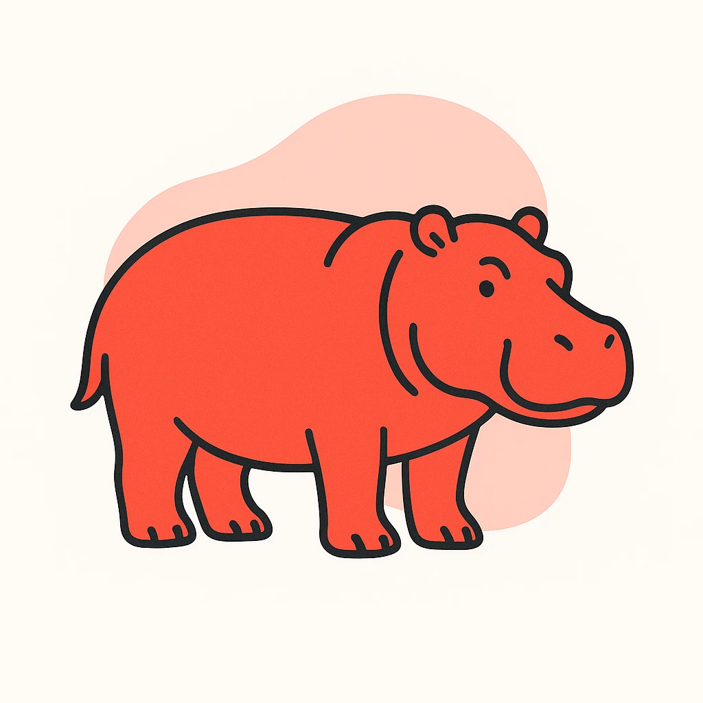 Hippo emoji