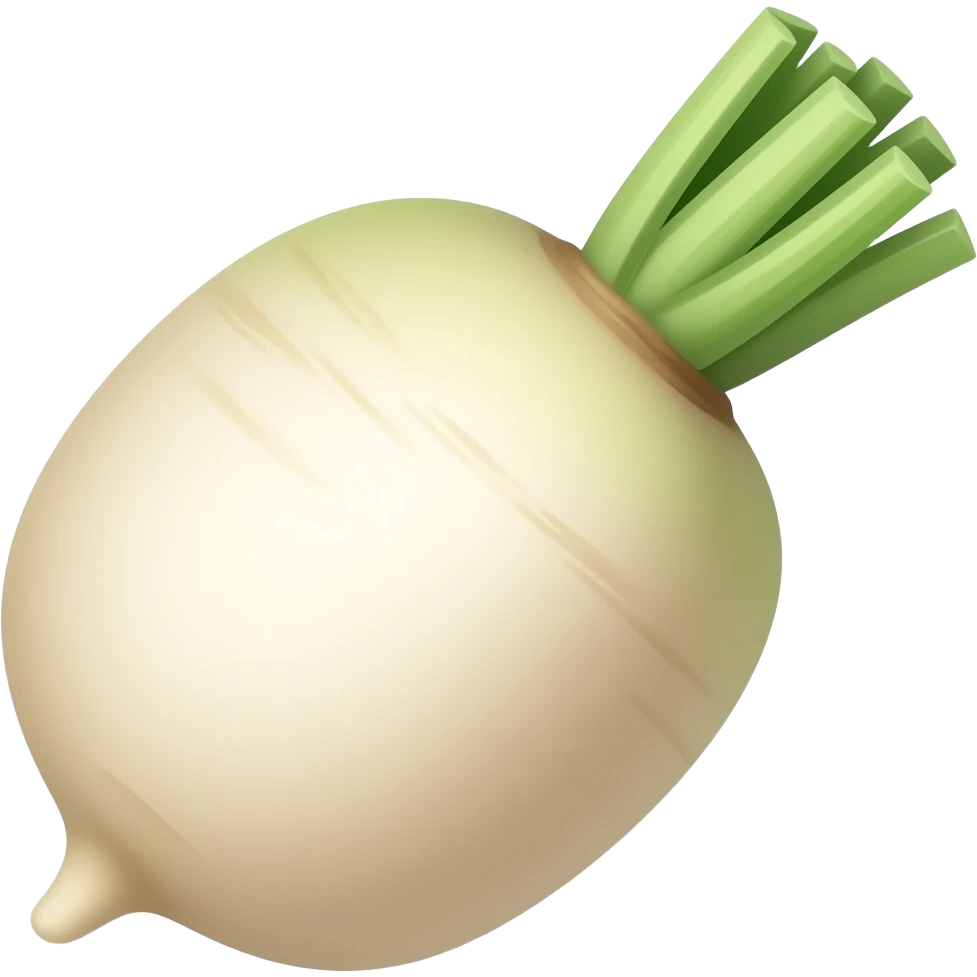 daikon radish emoji