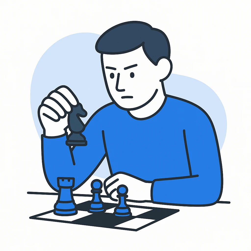 compare with another chess player emoji