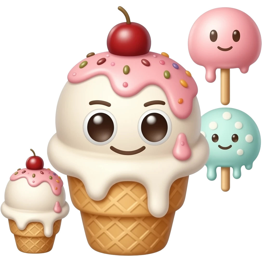 Ice cream emoji