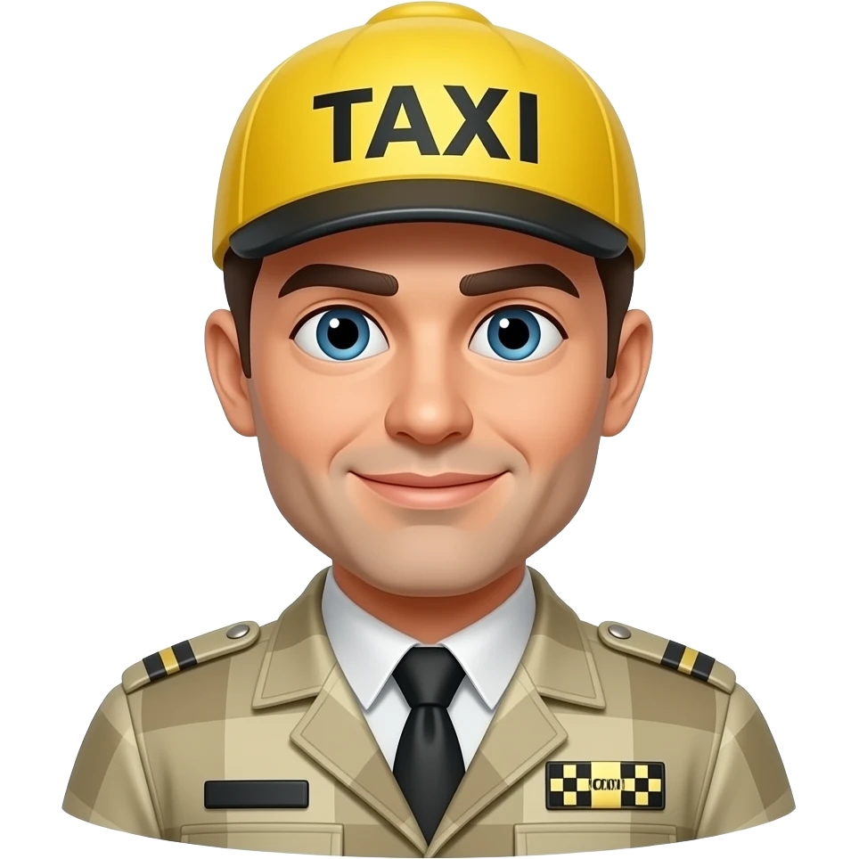 taxi driver emoji