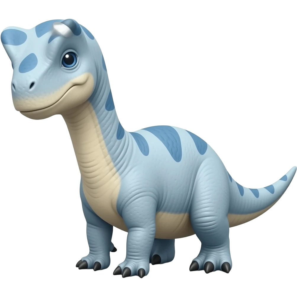 Carnosaure with  blue arms and heart by the head emoji